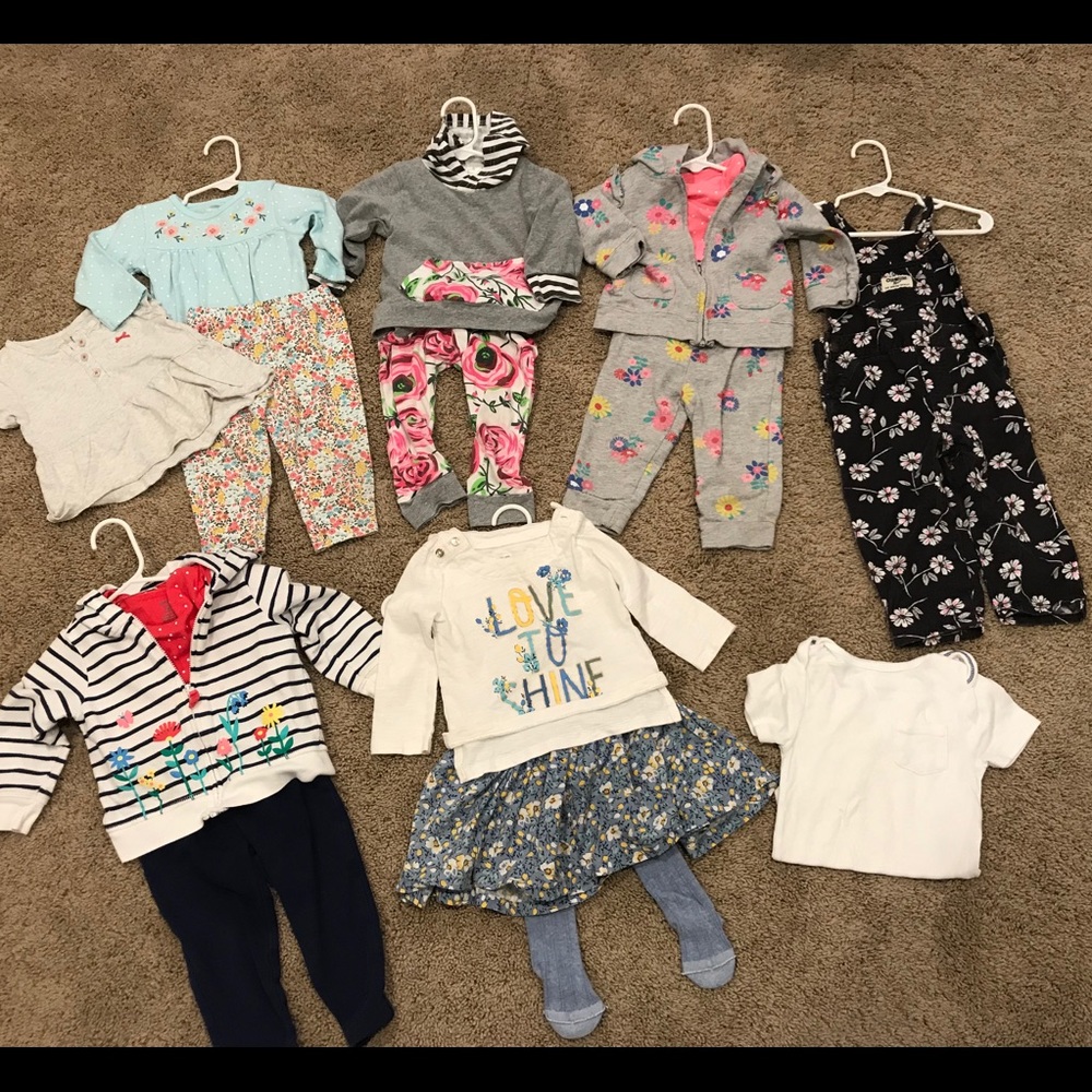 Girl Clothes Lot (Fall 9-12 mo)